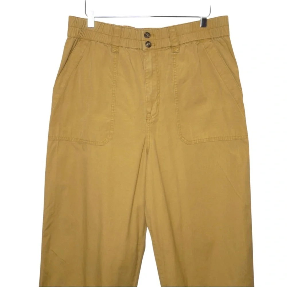 Madewell High Rise Utility Straight Relaxed Pants Cotton Ripstop Sz XL